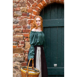 Classic medieval blouse "Emma" Green