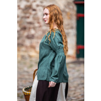 Classic medieval blouse "Emma" Green