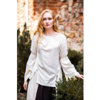 Clásica blusa medieval "Emma" Natural