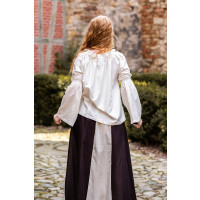 Clásica blusa medieval "Emma" Natural