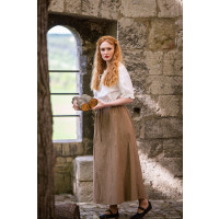 Medieval skirt "Dana" Light brown