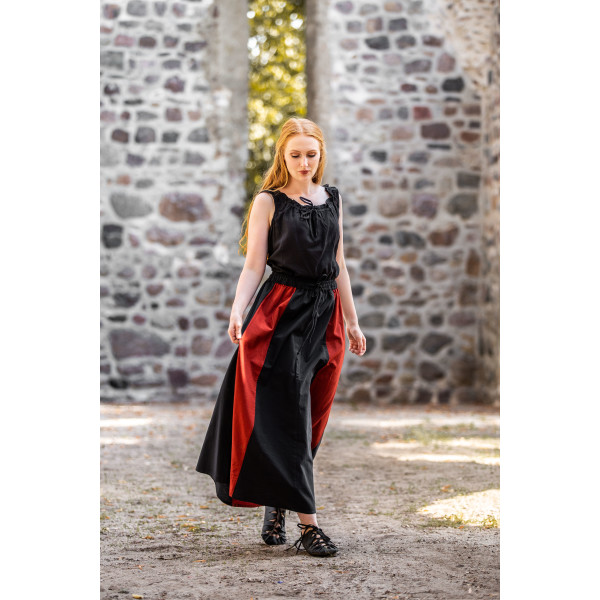 Medieval skirt Dana black/Red