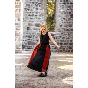 Medieval skirt "Dana" black/Red