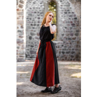 Jupe médiévale "Dana" Noir/Rouge