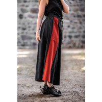 Medieval skirt "Dana" black/Red