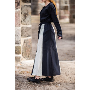 Medieval skirt "Dana" Black/Natural