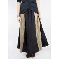 Medieval skirt "Dana" black/light brown
