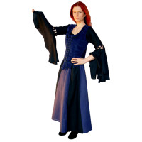 Medieval skirt "Dana" black/blue