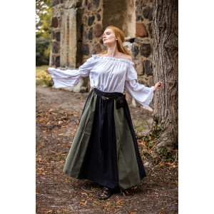 Medieval skirt "Dana" black/green