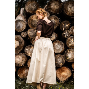 Medieval skirt from heavy cotton "Smilla" Natural