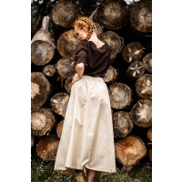 Medieval skirt from heavy cotton "Smilla" Natural