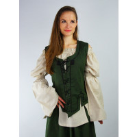 Bodice vest with embroidery "Selma" Green