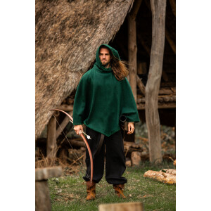 Viking Gugel "Egill" with embroidery green
