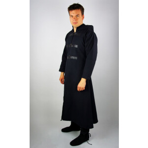 Manteau gothique en laine "Ivanus" Noir