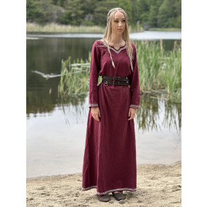 Vestido de vikingo "Brígida" Rojo