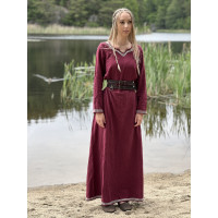 Vestido de vikingo "Brígida" Rojo