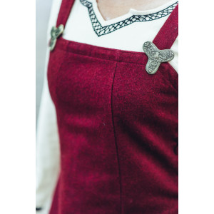 Wikinger Überkleid aus Wolle "Aila" Rot