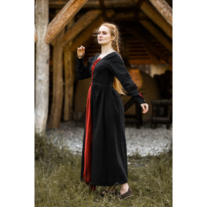 Medieval dress "Medusa" black/Red