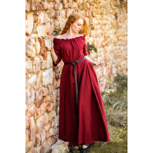 Floor-length short sleeve dress "Melisande" Red