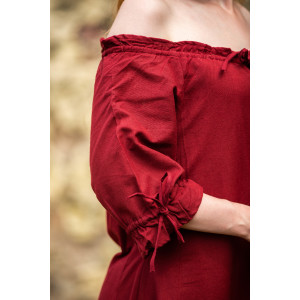 Vestido de manga corta "Melisande" Rojo