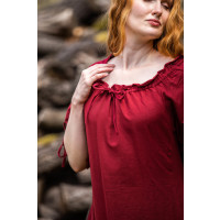 Floor-length short sleeve dress "Melisande" Red