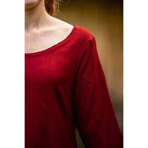 Schlichtes Wikinger Unterkleid "Scarlet" Rot