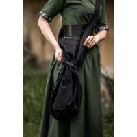 Noble robe à manches courtes avec bordure "Ennlin" Vert