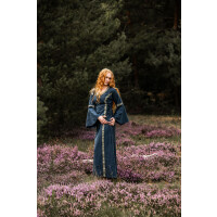 Vestido medieval de algodón "Angie" Azul
