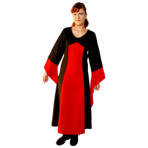 Two-colouRed dress "Aurora" black/Red