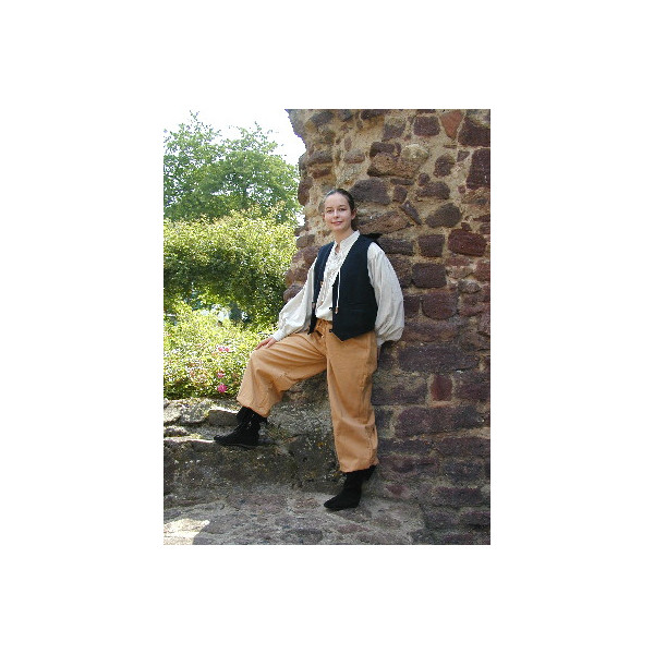 Medieval trousers "Gerold" Honey brown