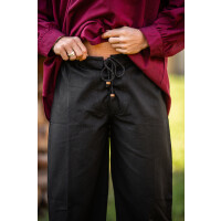 Pantalones medievales "Gerold" Negro