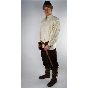 Wide medieval trousers "Eckart" Brown