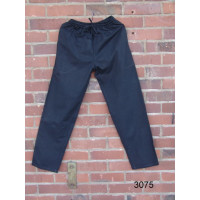 Medieval trousers with elastic band "Clemens", wide cut Black