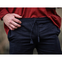 Pantalone medievale con elastico "Veit" Nero