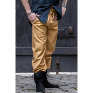 Pantalone medievale con elastico "Veit" Marrone...