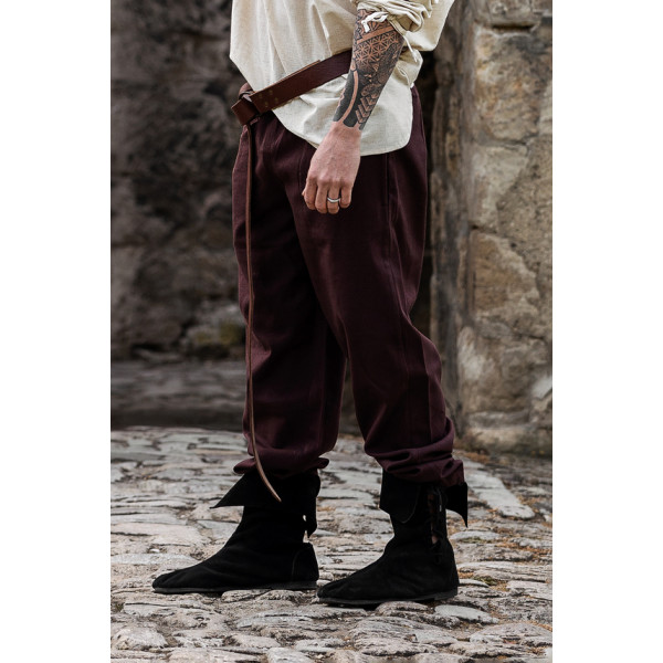 Pantalones medievales "Arvo" Marrón oscuro