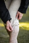 Pantaloni al ginocchio medievali "Veli" Colori canapa S