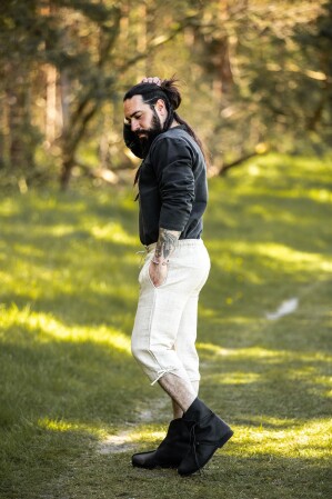 Culotte de genou médiévale "Veli" Chanvre M