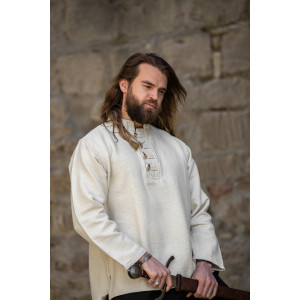 Camicia medievale in cotone denso "Anton" Naturale