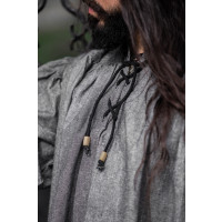 Medieval shirt in coarse cotton "Leopold" Grey