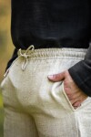 Pantaloni al ginocchio medievali "Veli" Colori canapa L