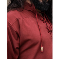 Camicia medievale manica corta "Eric" Rosso