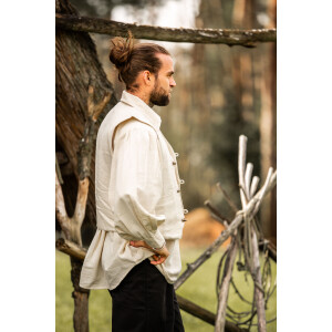 Hand-woven vest "Lutz" Natural