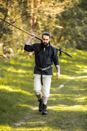 Mittelalter-Kniebundhose "Veli" Hanffarben XXXL