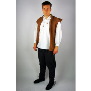 Classic doublet "Charles" tobacco brown