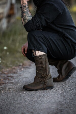 Mittelalter-Kniebundhose "Veli" Schwarz S