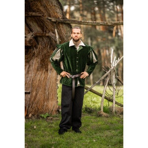 Lansquenet jacket with slit sleeves "Brandolf" Green
