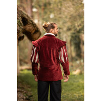 Lansquenet jacket with slit sleeves "Brandolf" Red