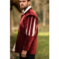 Lansquenet jacket with slit sleeves "Brandolf" Red