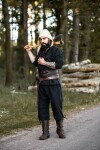 Medieval knee breeches "Veli" black M